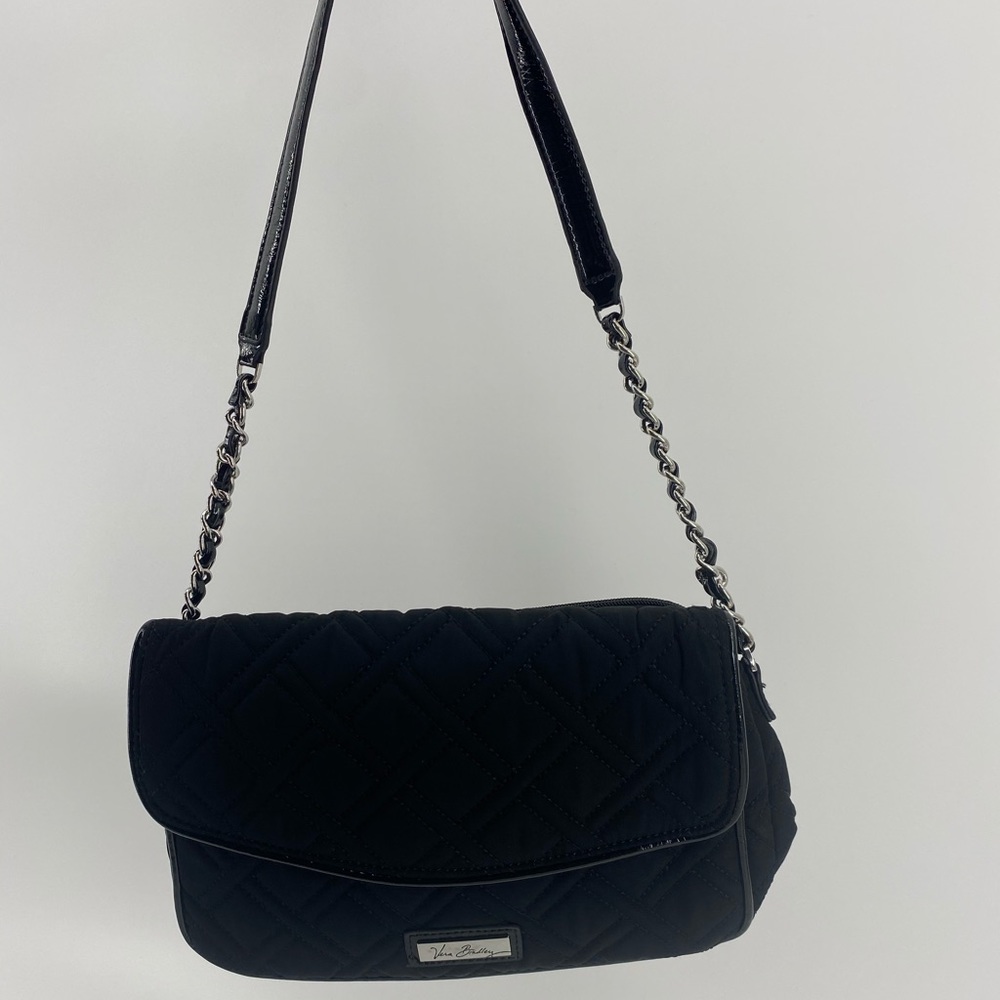 Vera Bradley Classic Black Shoulder Handbag